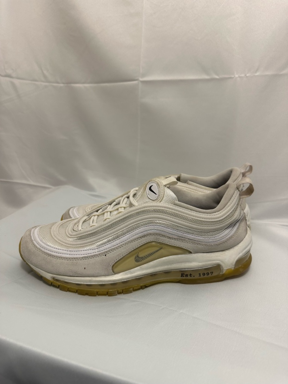 Nike Air Max 97 “White Gum” Sneakers Mens Size 12
